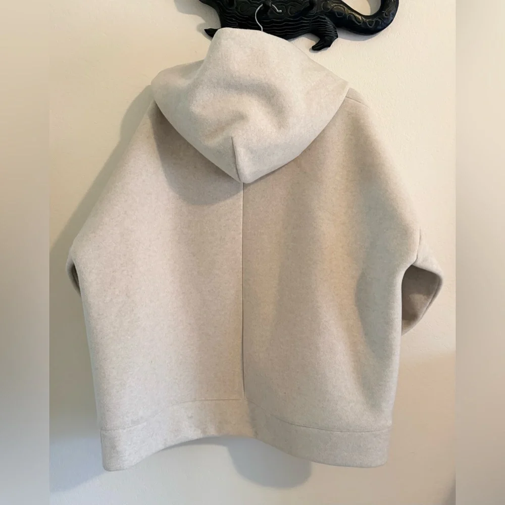 Calia Lux Structured Hoodie Cream Heather, XXL - Picture 5 of 6